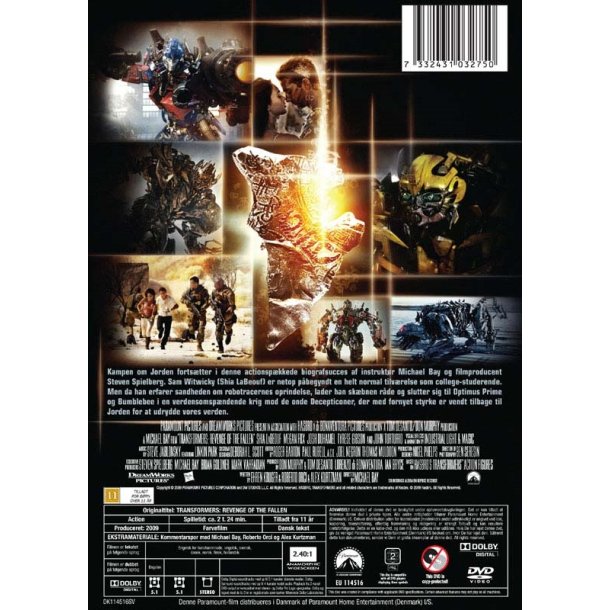 Transformers - De faldnes h�vn (DVD)