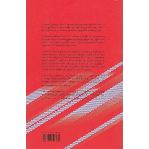 Translating Japanes texts (Bog)