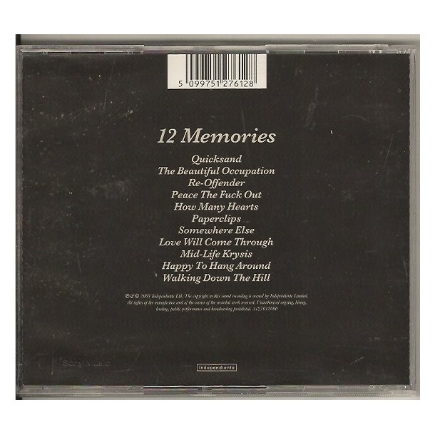 12 Memories (CD)