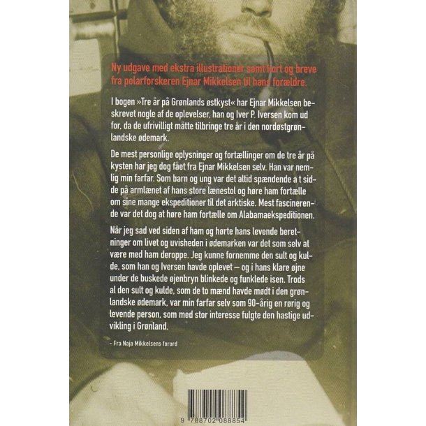 Tre �r p� Gr�nlands �stkyst 1909-11 (Bog)