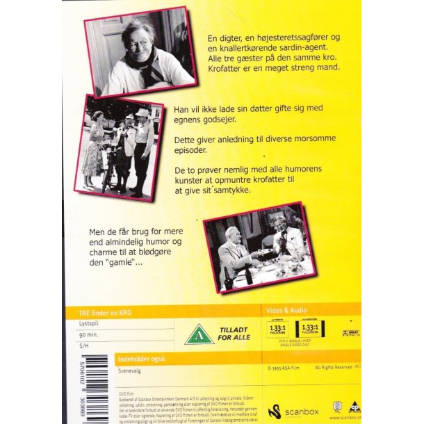 Tre finder en kro (DVD)