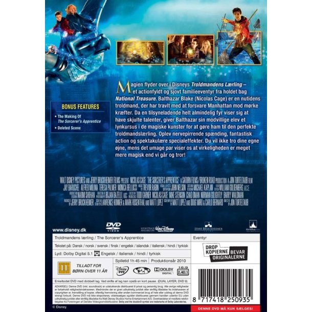 Troldmandens l�rling (DVD)