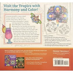 Tropical Island Mandalas Coloring Book (Bog)
