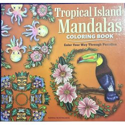 Tropical Island Mandalas Coloring Book (Bog)