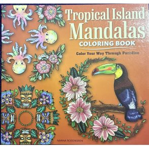 Tropical Island Mandalas Coloring Book (Bog)