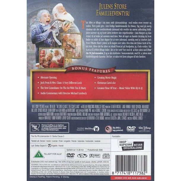 Tror du p� Julemanden 3 (DVD)