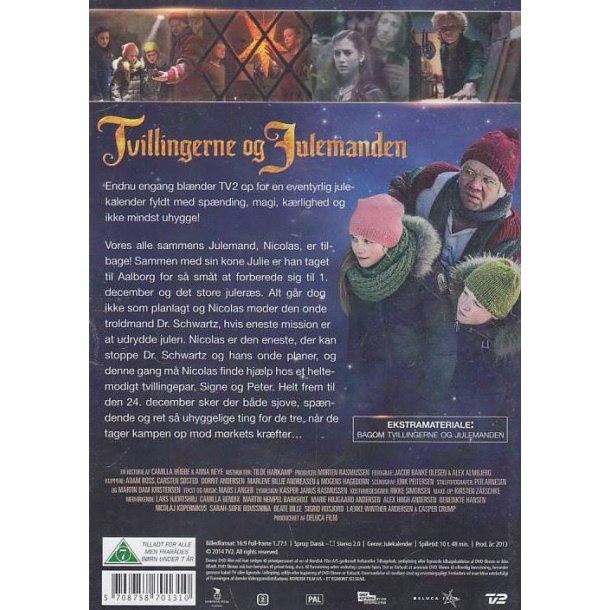Tvillingerne og Julemanden (DVD)
