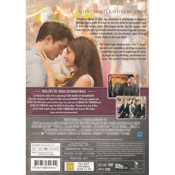 The Twilight saga - Breaking dawn - Part 1 (DVD)
