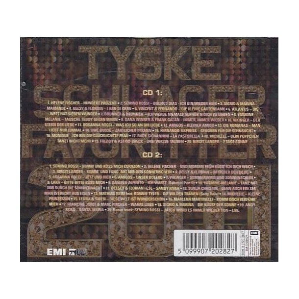 Tyske Schlager favoritter 2011 (CD)