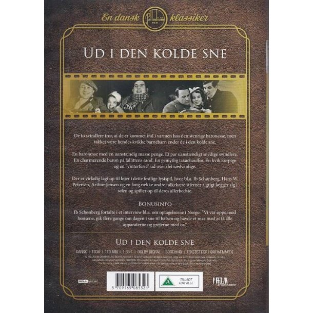 Ud i den kolde sne (DVD)