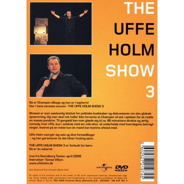 The Uffe Holm Show 3 (DVD)