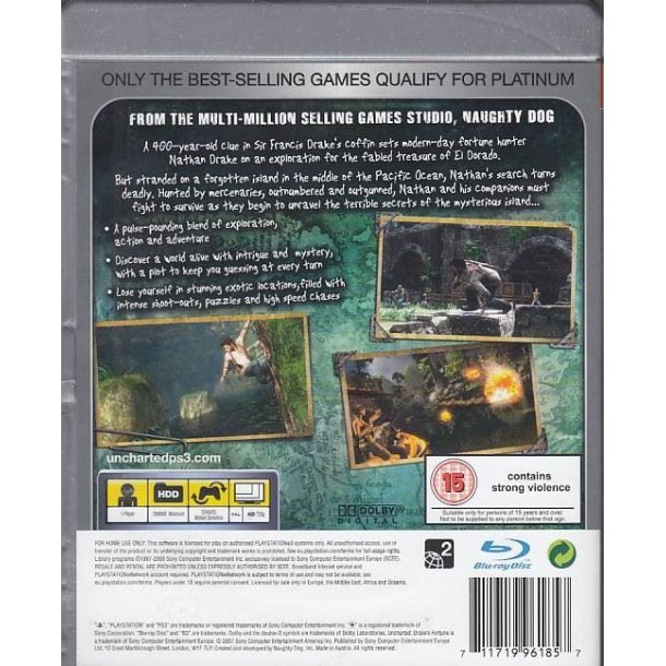 Uncharted - Drake's fortune (Spil)