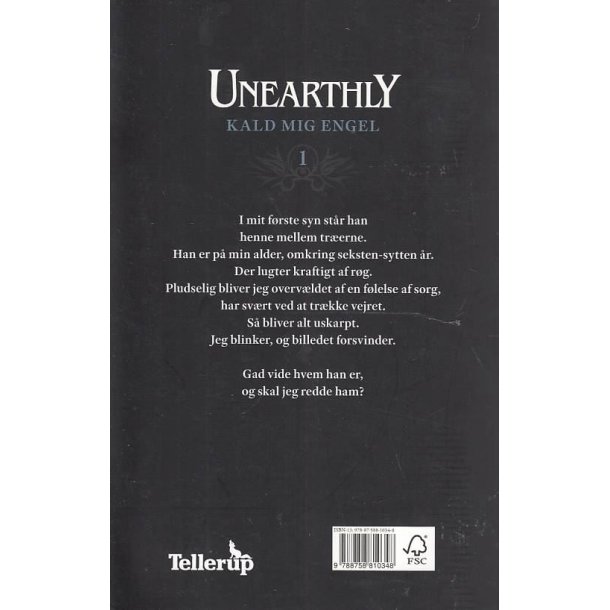 Unearthly 1 - Kald mig engel (Bog)