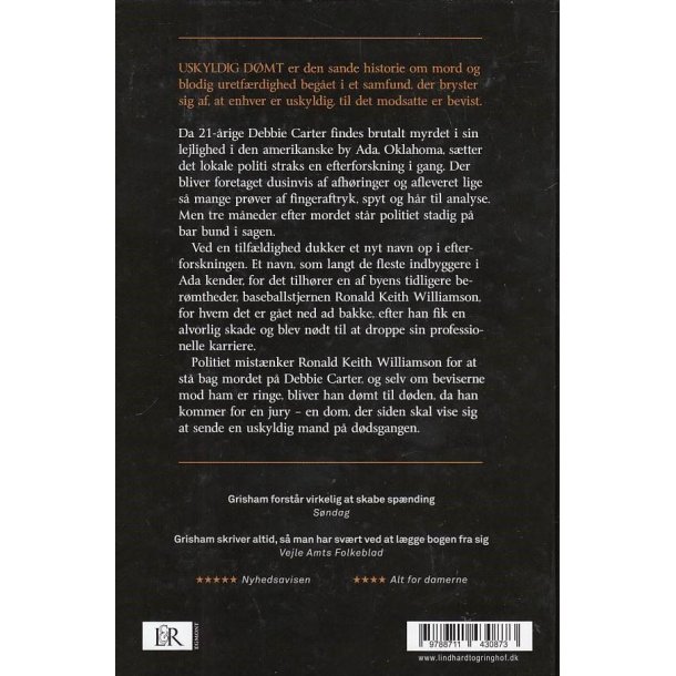 Uskyldig d�mt (Bog)