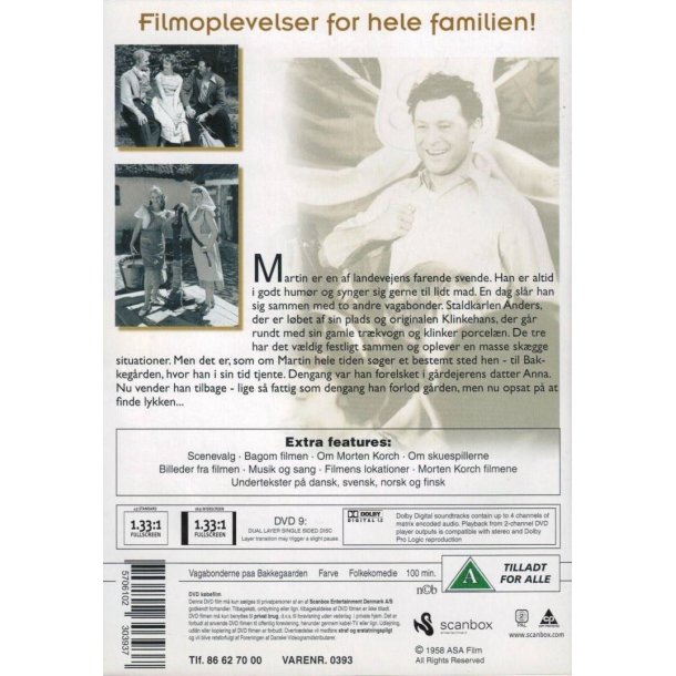 Vagabonderne paa Bakkegaarden (DVD)