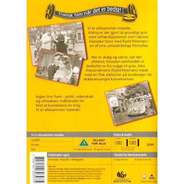 Vi allesammen tossede (DVD)