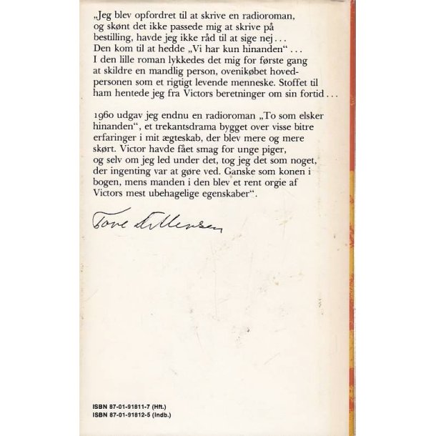 Vi har kun hinanden - To som elsker hinanden (Bog)