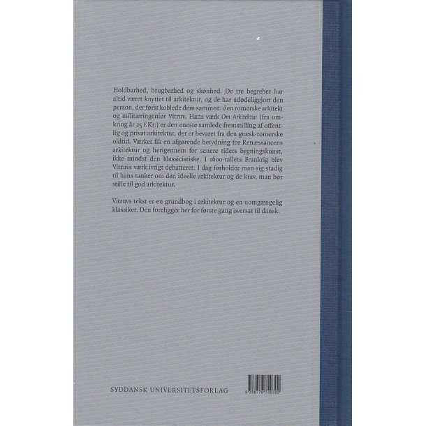 Vitruv - Om arkitektur (Bog)