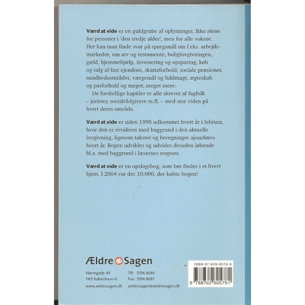 V�rd at vide 2005 (Bog)