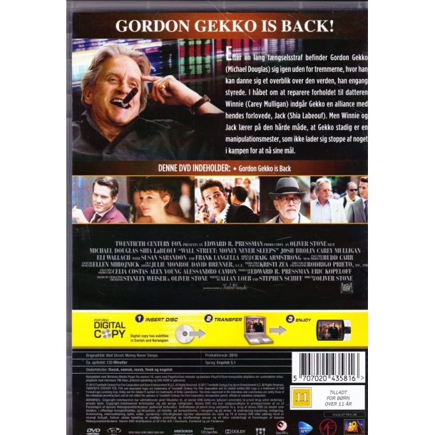 Wall Street - Money never sleeps (DVD)