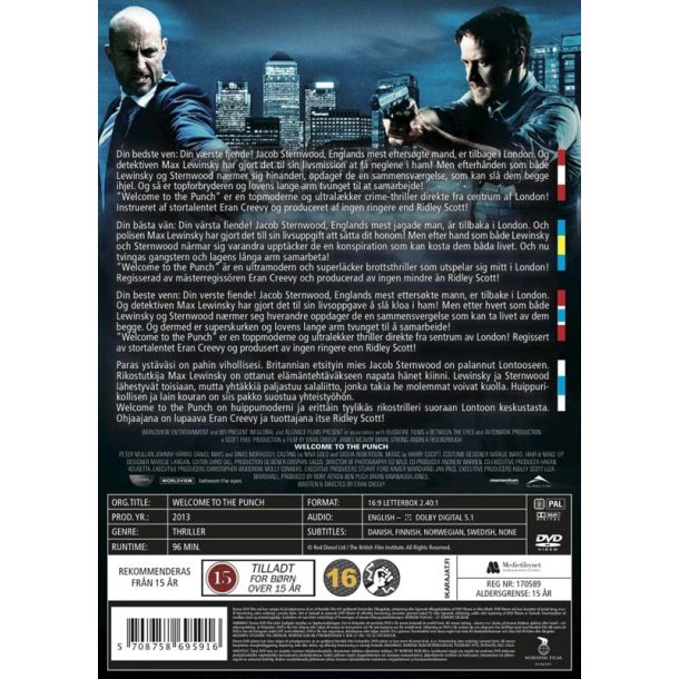 Welcome to the Punch (DVD)