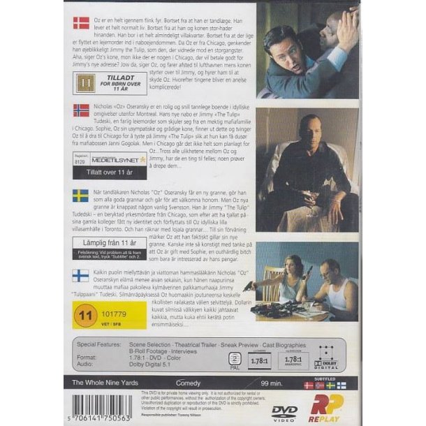 The whole nine yards (DVD)