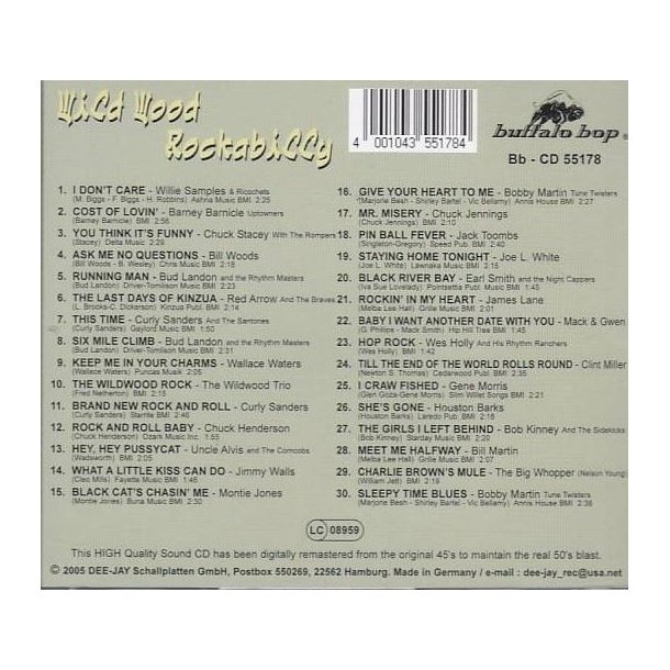 Wild Wood Rockabilly (CD)