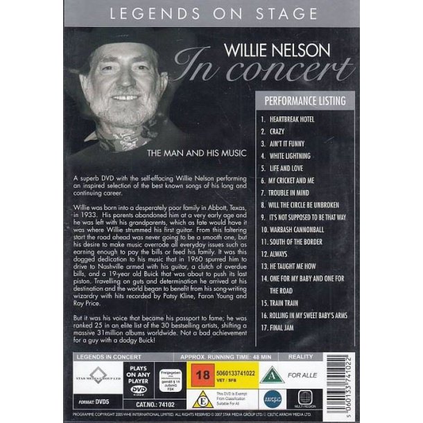 Willie Nelson - The man and his music (DVD)
