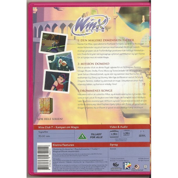 Winx club 4 - Den store Fe eksamen p� Alfea (DVD)
