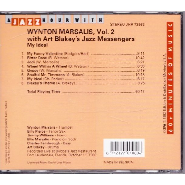 A Jazz hour with Wynton Marsalis vol. 2 (CD)