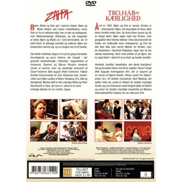 Zappa + Tro, h�b og k�rlighed (DVD)