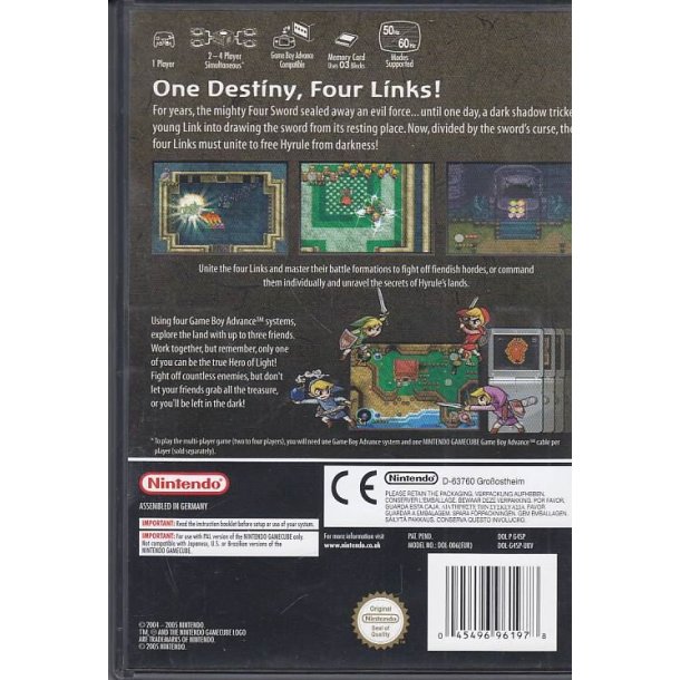 The Legend of Zelda - Four swords adventures (Spil)