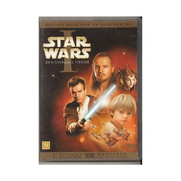 Star wars 1 - Den usynlige fjende (DVD)