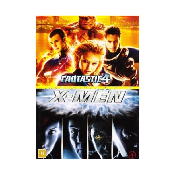 Fantastic 4 og X-men 2Film (DVD)