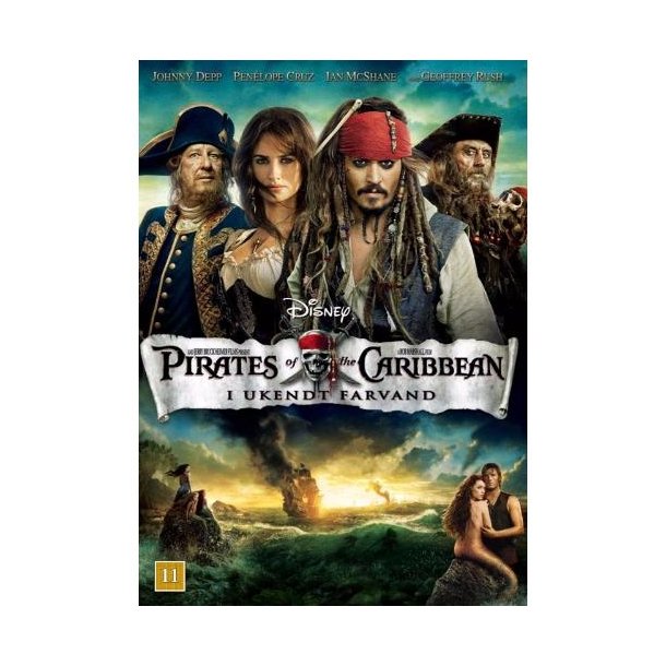 Pirates of the Caribbean - I ukendte farvand (DVD)