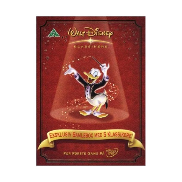 Walt Disney Samlebox med 5 Klassikere (DVD)
